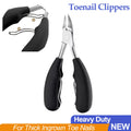 Heavy Duty Toe Nail Clipper for Thick & Ingrown Toenails - Precision Stainless Steel
