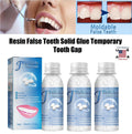 Resin False Teeth Gap Filler & Tooth Repair Moldable Adhesive - Safe & Reusable