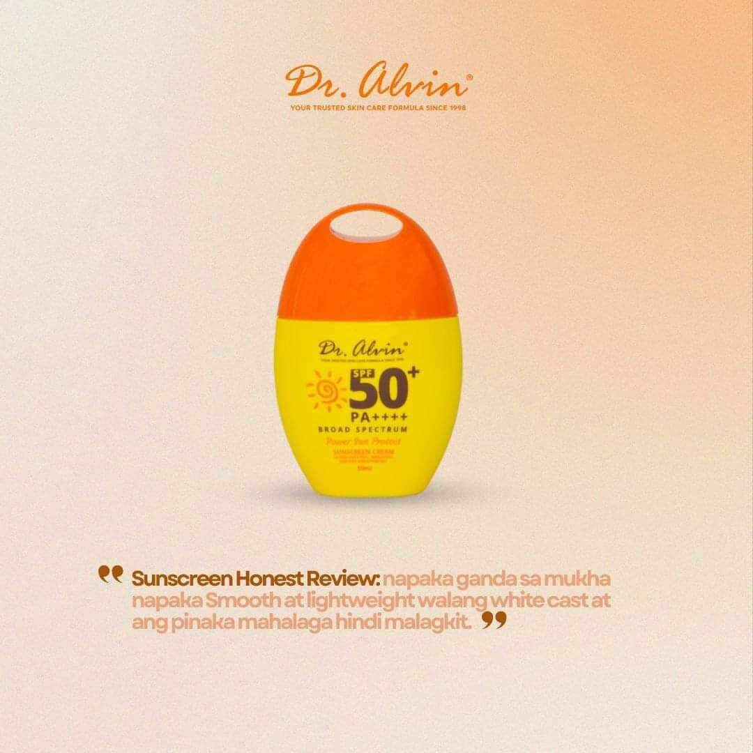 SPF 50 Sunscreen Cream for Face Broad Spectrum UV Protection 50ml