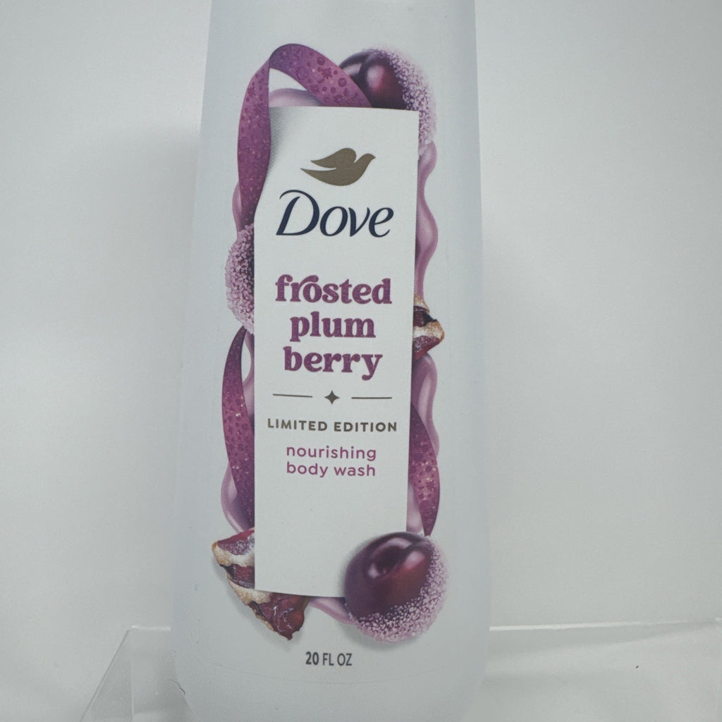 Dove Frosted Plum Berry Body Wash - Limited Edition Holiday 20 oz
