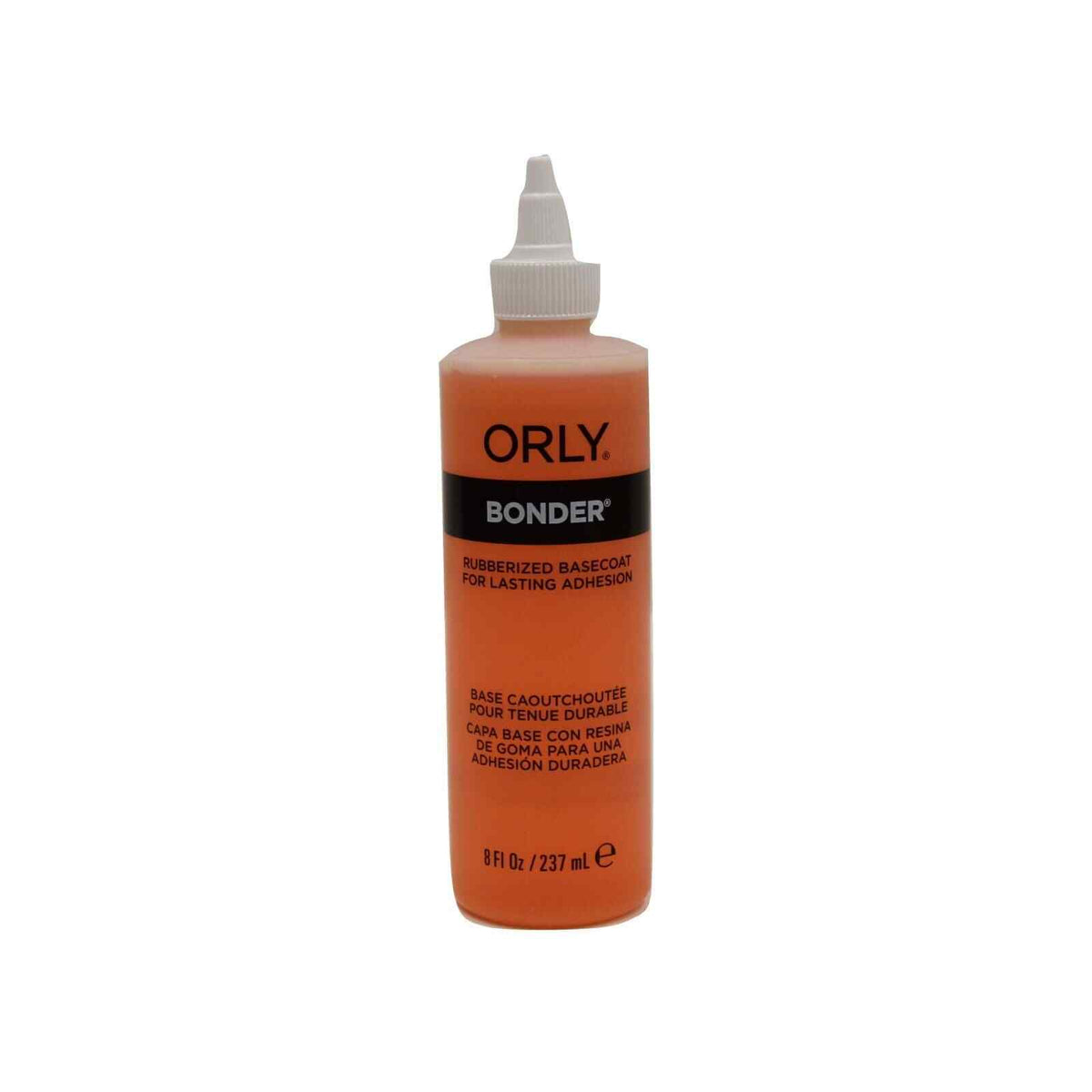 ORLY Nail Treatment Base Coat Bonder Rubberized 8oz/238ml - Long-Lasting Adhesion