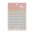 3D Tulip Nail Art Stickers Decals Self-Adhesive Flower Nail Decorations