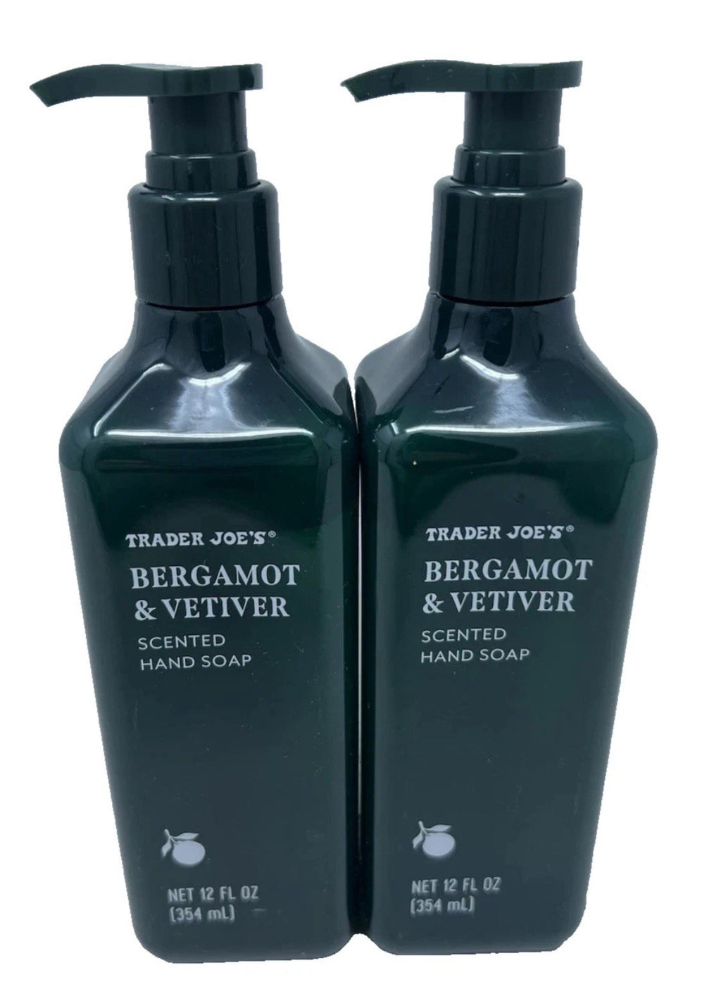 Trader Joe's Bergamot & Vetiver Hand Soap Set - 12oz 2 Pack, Hard-to-Find