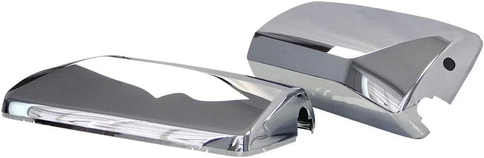 Chrome Door Mirror Covers Pair for Volvo VNL & VNM Trucks Driver & Passenger Side