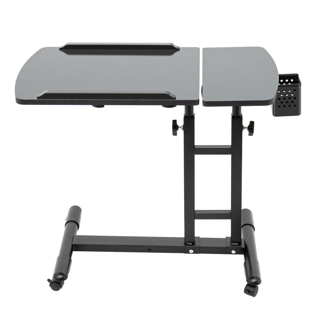 Adjustable Tattoo Work Bench Tray Stand Mobile Desk 12.5kg Load