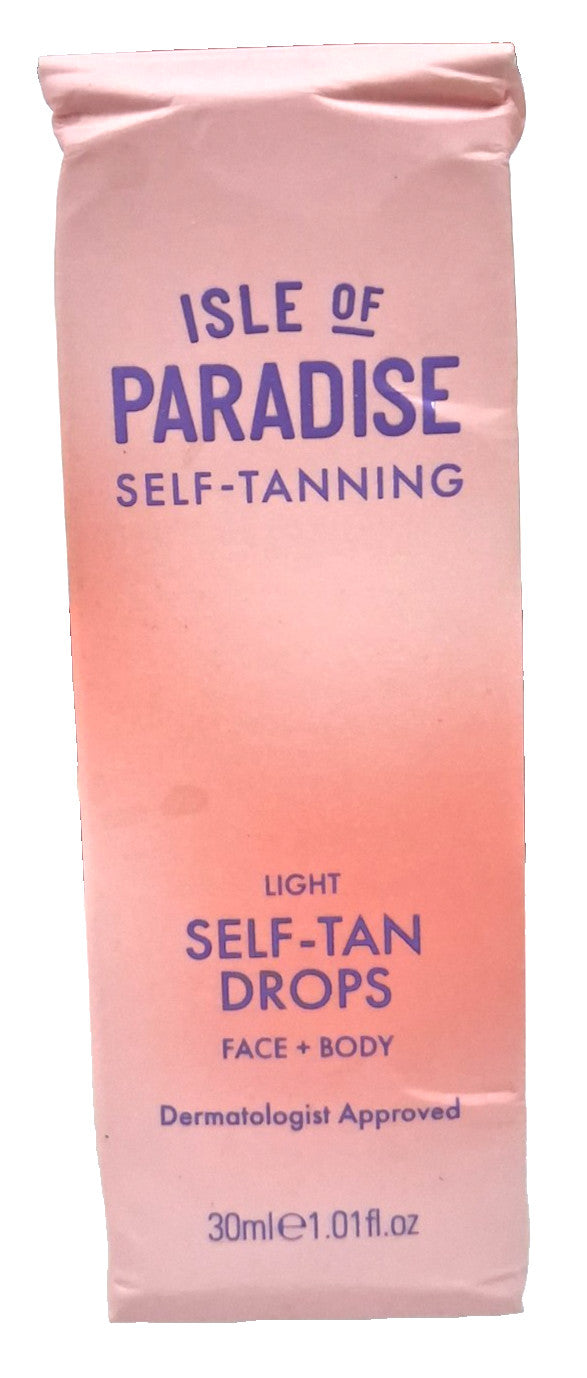 Self Tanning Drops Face and Body - Light Shade, 1.01oz, Sun-Kissed Glow