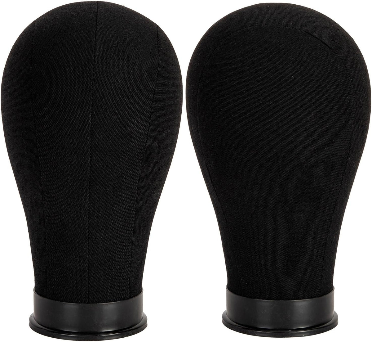 Wig Head with Stand - Canvas Mannequin Head for Wig Making & Display