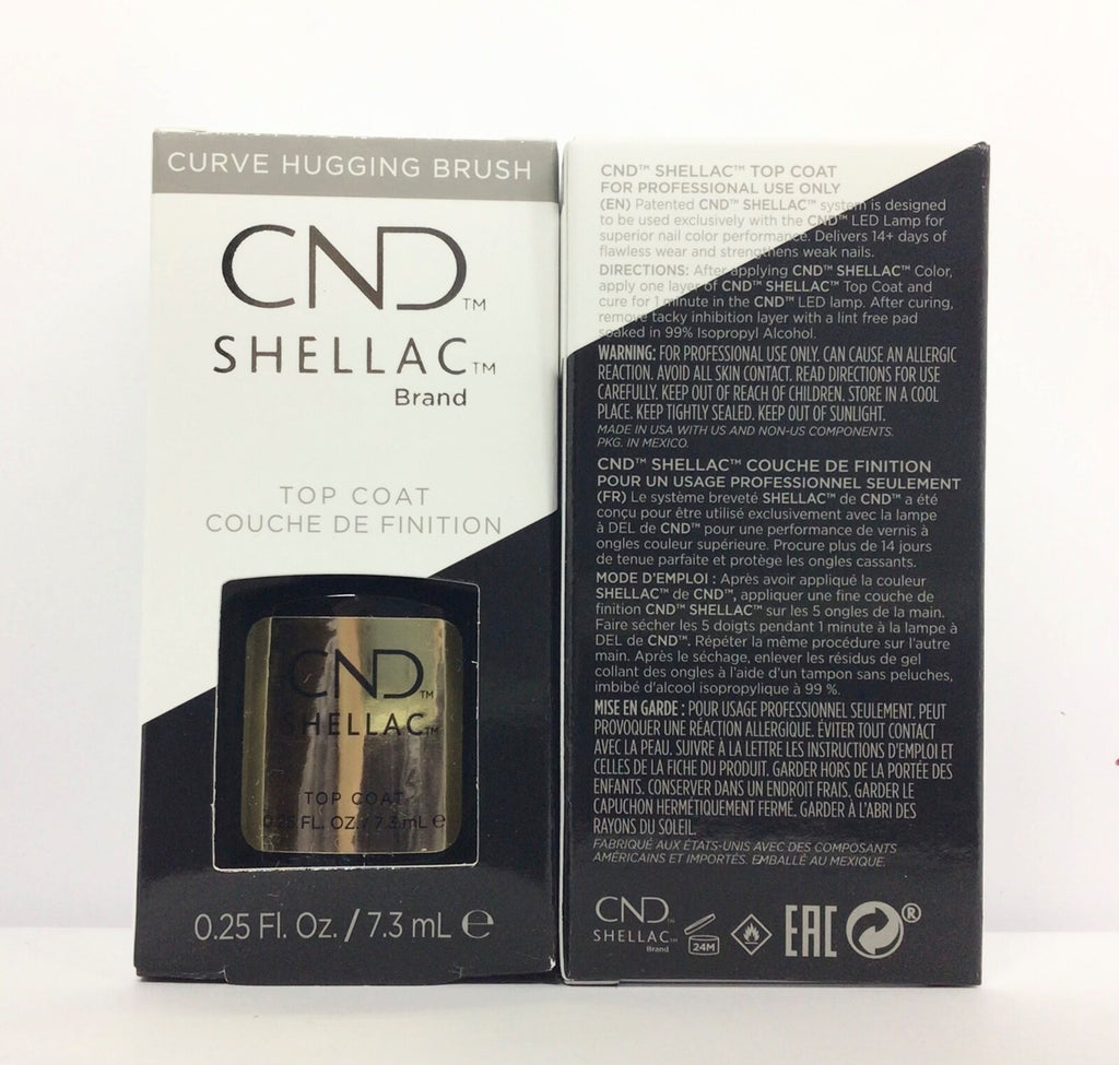 Gel Nail Polish Base and Top Coat Set - 0.25oz / 7.3ml for Professional Manicure