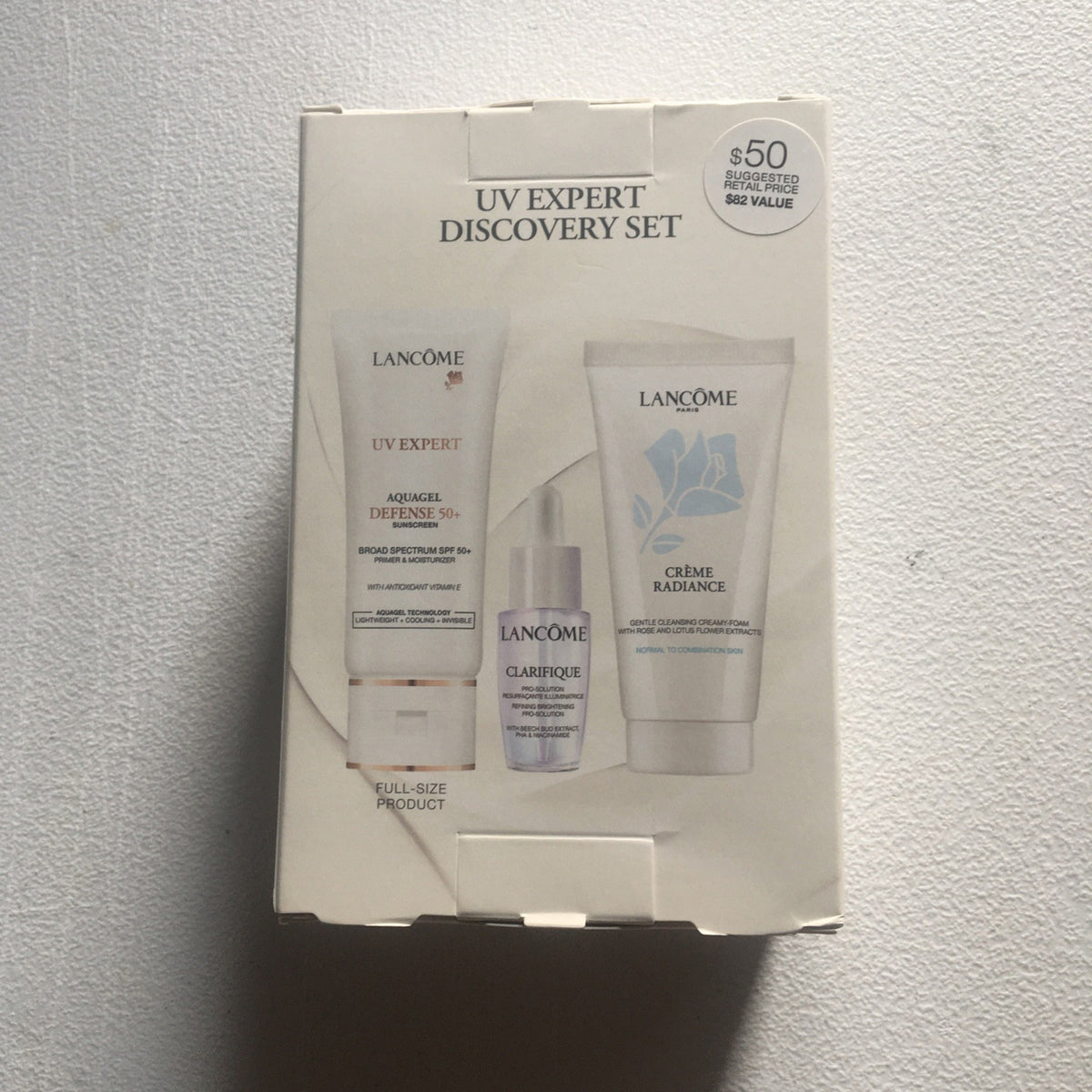 Lancôme UV Expert Discovery Set 50+ Sunscreen & Radiance Creme