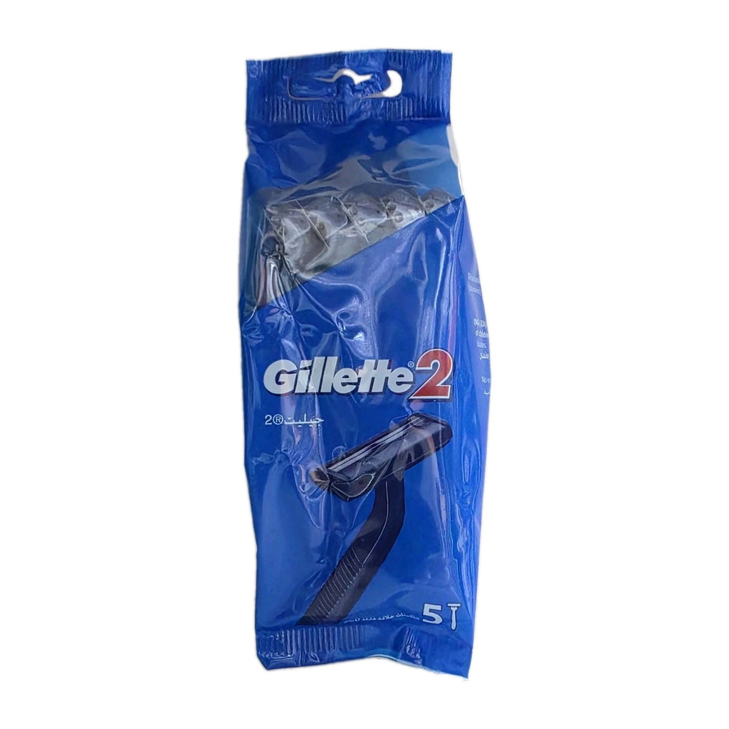 Gillette Twin Blade Disposable Razors - Fixed No Lubrastrip, 25 Count