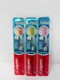 3 Pack Ultra Soft Floss Tip Manual Toothbrushes for Gum Health