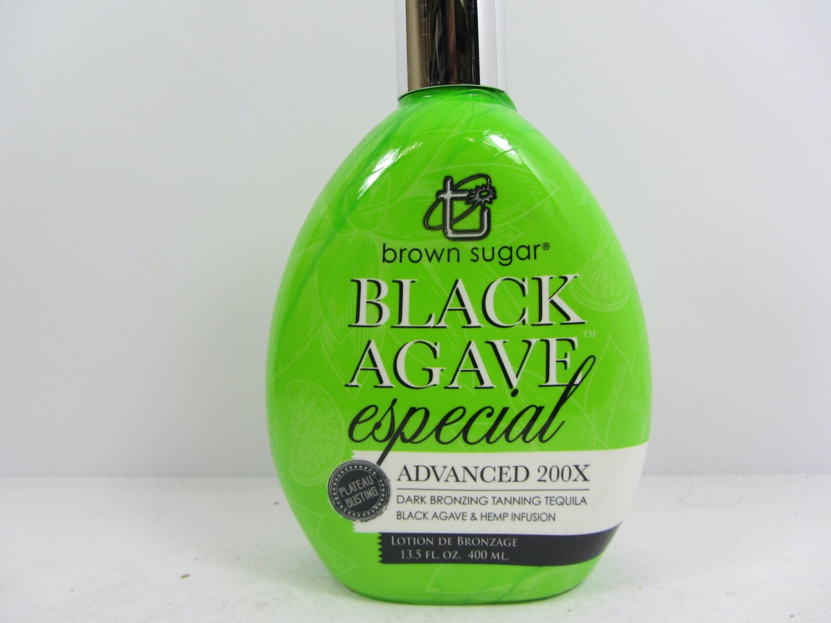 Black Agave Especial 200X Black Bronzers Tanning Lotion 13.5 oz for All Skin Types