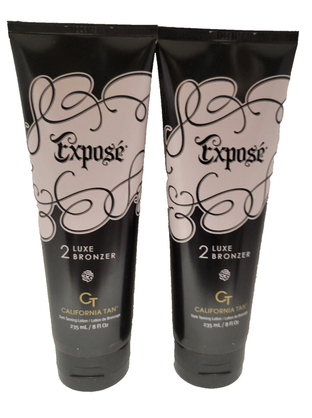 California Tan Expose Luxe Step 2 Bronzer Indoor Tanning Lotion - 8 oz, 2 Pack