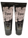 California Tan Expose Luxe Step 2 Bronzer Indoor Tanning Lotion - 8 oz, 2 Pack