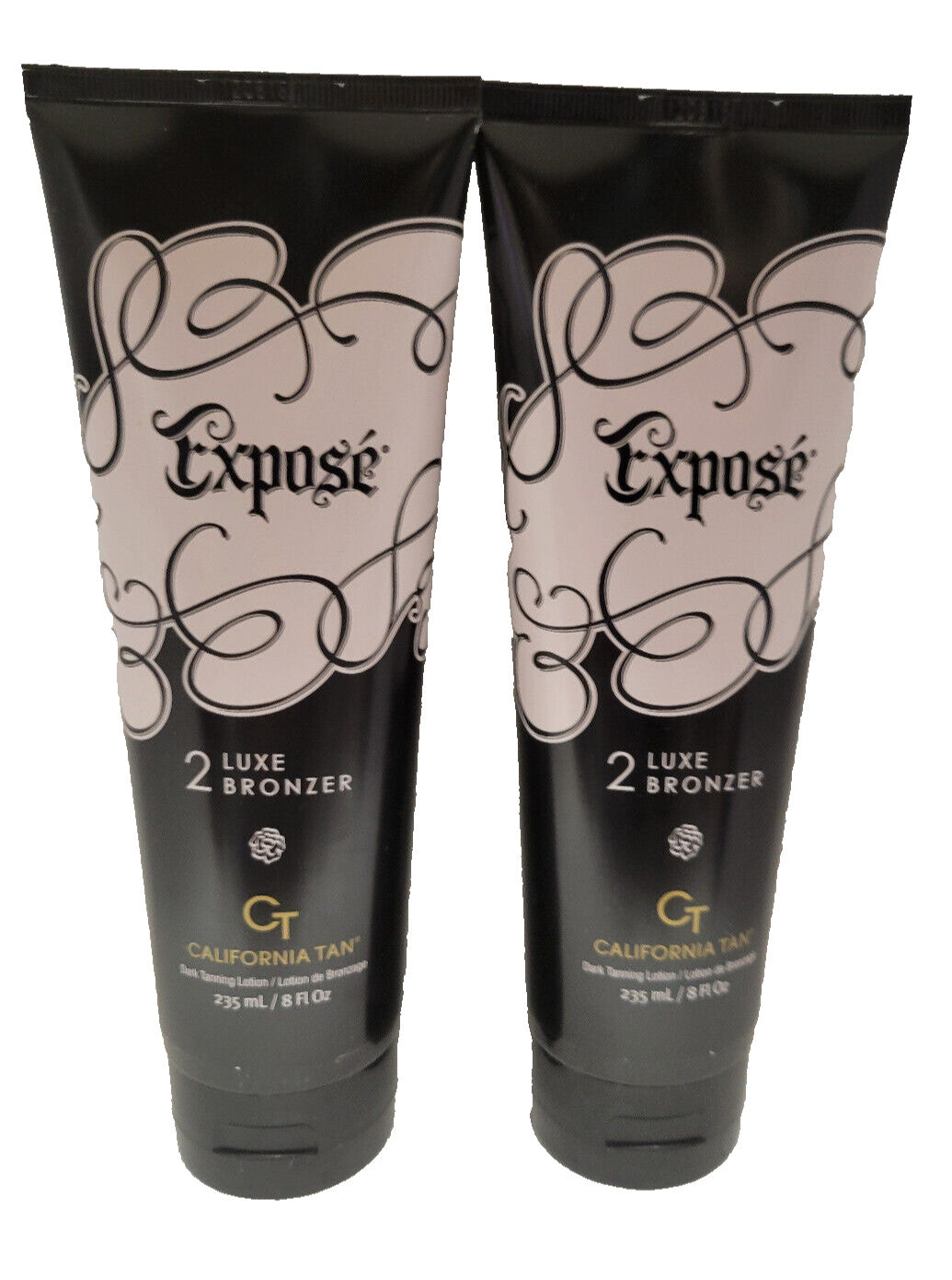 California Tan Expose Luxe Step 2 Bronzer Indoor Tanning Lotion - 8 oz, 2 Pack