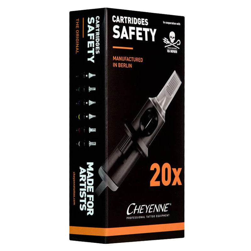 Tattoo Cartridge Needles 20 Safety Cartridges – 61 Needle Configurations Cheyenne