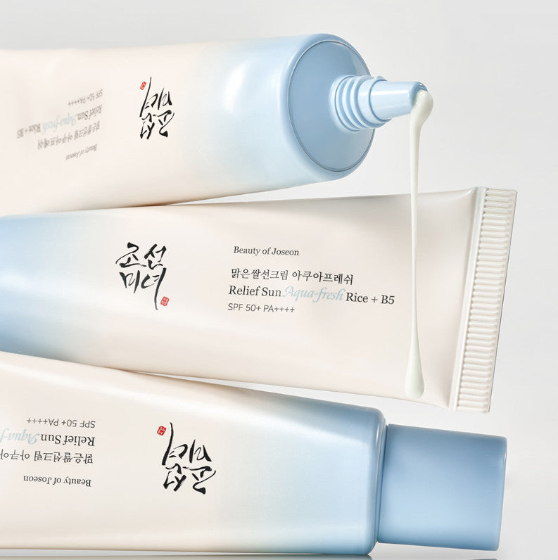 SPF50+ PA++++ Hydrating Sunscreen with Rice Extract - 50ml Pair