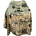 Men's Waterproof Hair Cutting Cape with Retro Style - 63x56 Inch Salon Cover