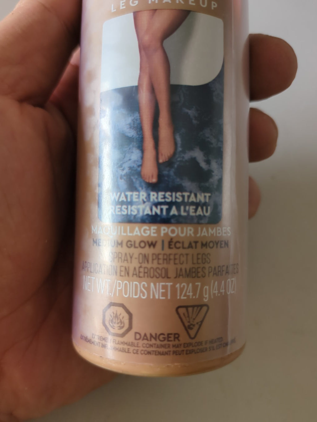 Sally Hansen Airbrush Legs Medium Glow Spray-On Leg Makeup 4.4oz