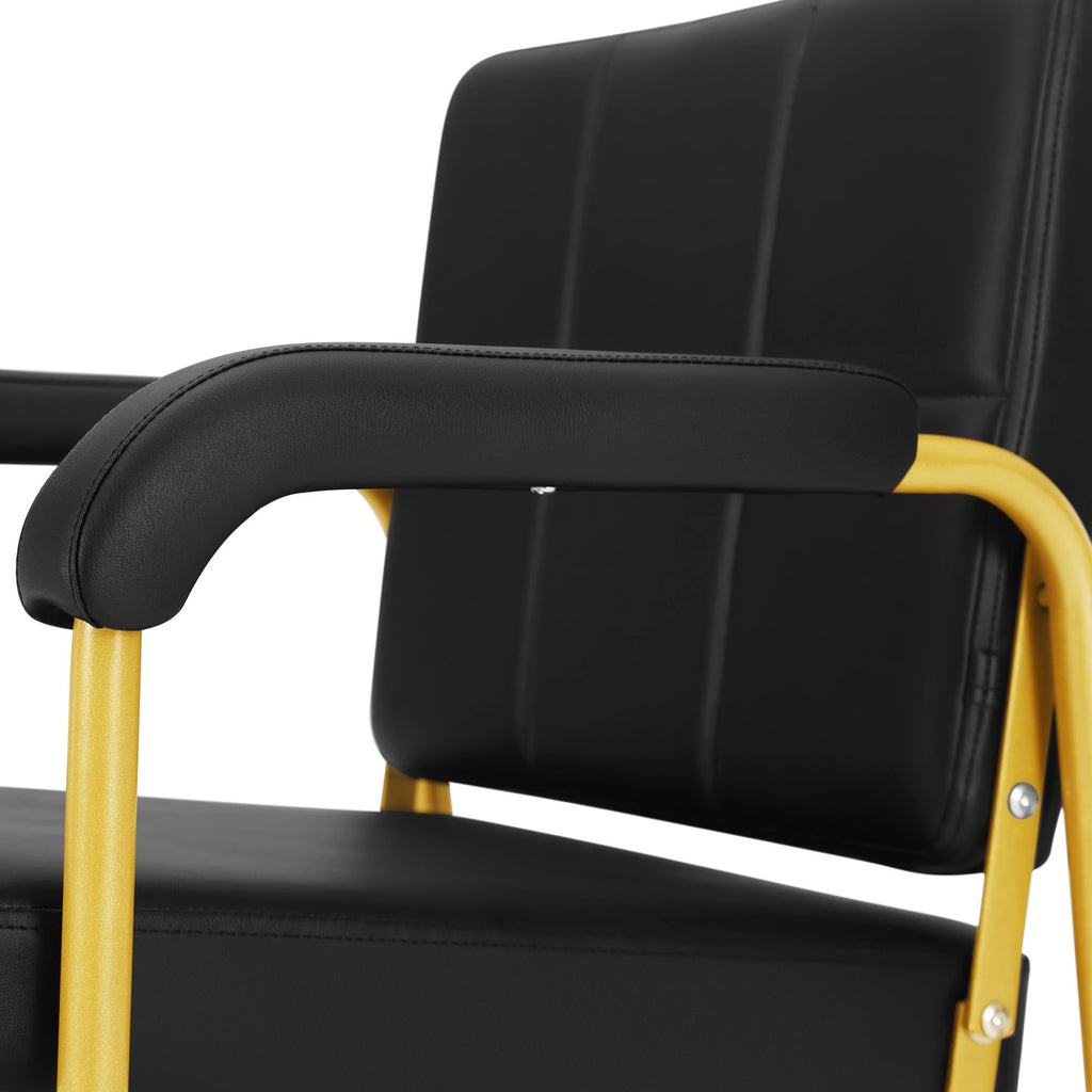 All Purpose Barber Shampoo Chair Salon Recliner with Adjustable Recline & Comfort Padding