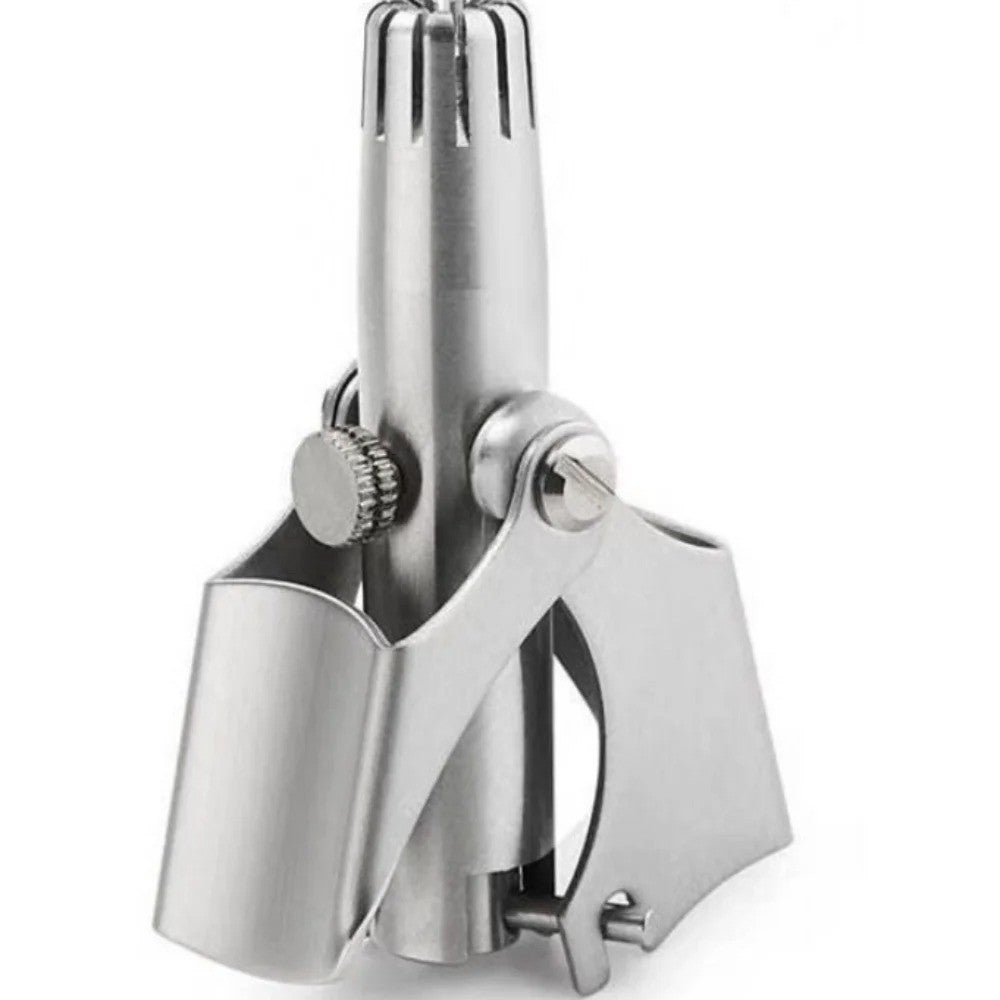 Manual Nose Hair Trimmer Stainless Steel Unisex Grooming Tool Washable Portable