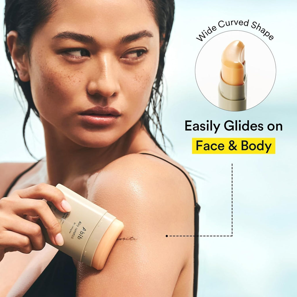 Korean Semi-Matte Sunscreen Stick SPF50+ Broad Spectrum No White Cast
