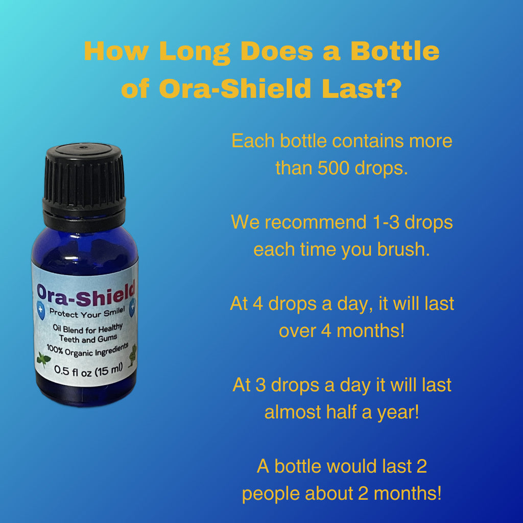 Organic Tooth Oil for Gum Disease Relief & Fresh Breath - Natural Oral Care