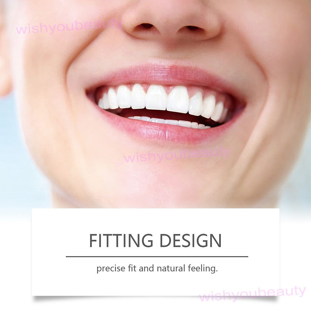 Denture Liner Soft Silicone Snap-On Reline Kit for Upper & Lower Teeth