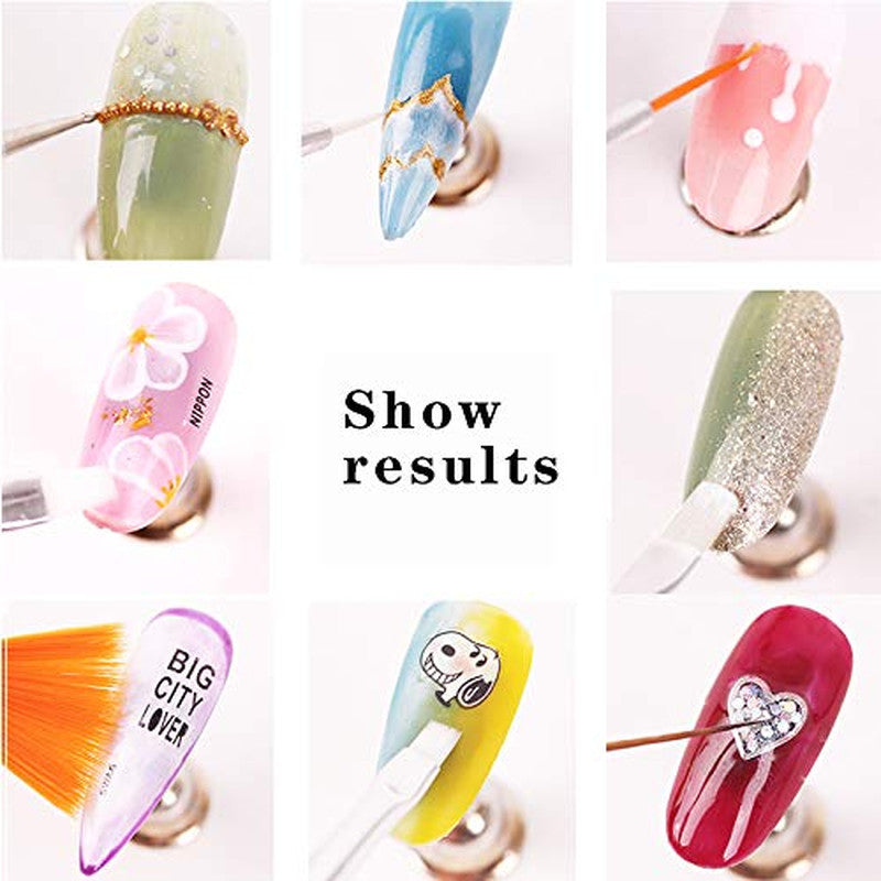 20PCS Nail Art Dotting Brushes & Painting Pen Tools Set for Creative Manicure