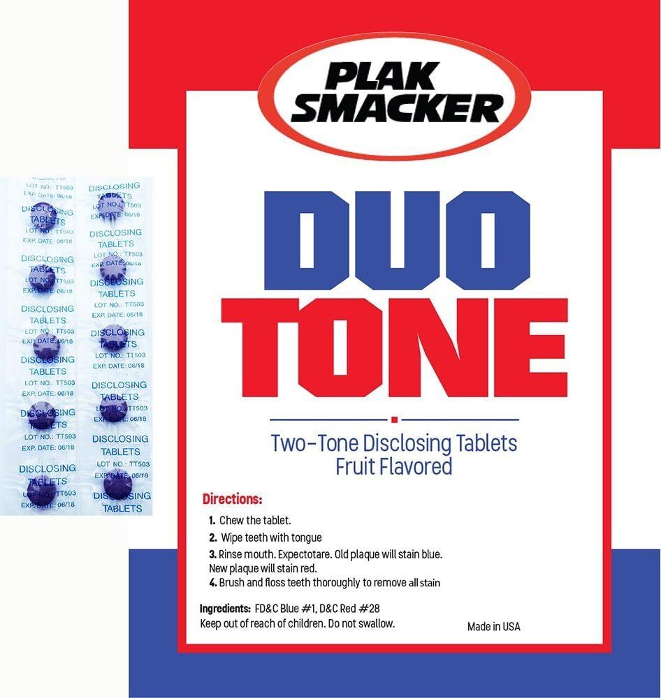 Disclosing Plaque Tablets Set of 5 - Oral Hygiene &