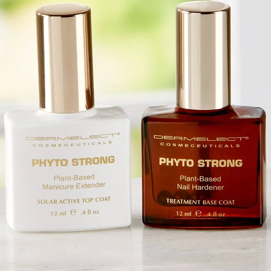 Nail Strengthener Duo Top Coat and Base Coat for Weak Nails - Support & Protect