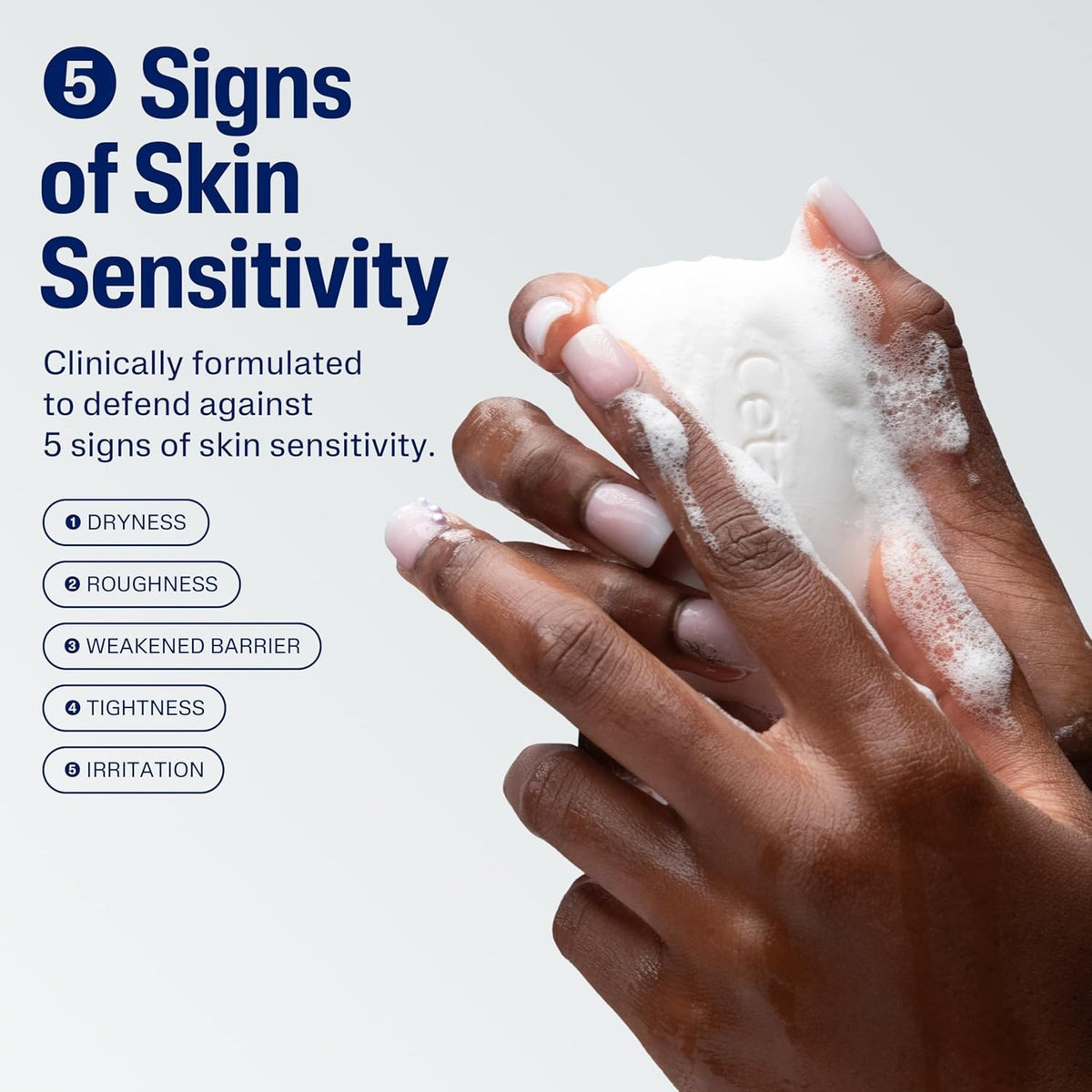 Cetaphil Gentle Cleansing Bar Soap for Sensitive Skin 4.5oz - 6 Pack