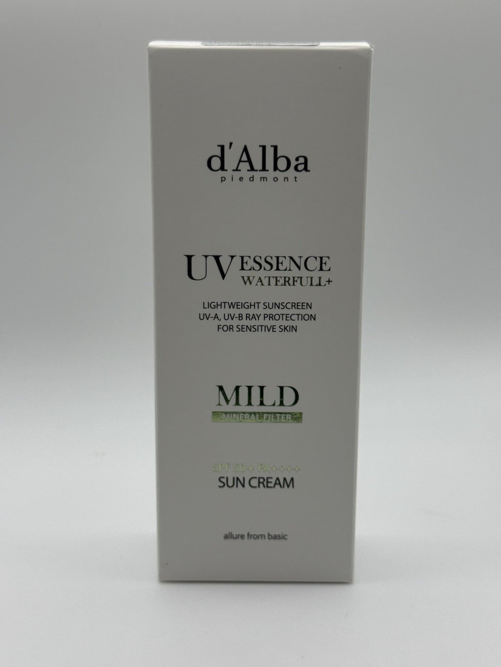 Mineral Sun Cream SPF50 PA++++ for Sensitive Skin - Lightweight, Waterfull Formula, 50ml