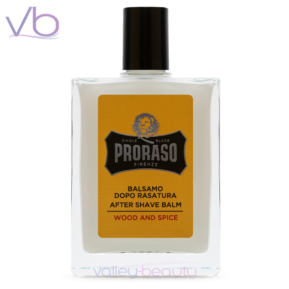 Professional After Shave Balm for Men - Wood & Spice Scent, 100ml