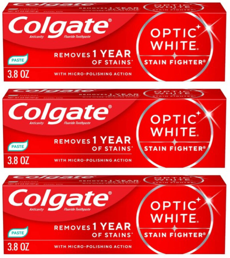 Whitening Toothpaste with Micro-Polishing for Stain Removal - 3 Pack