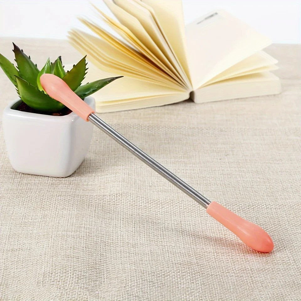 Facial Hair Remover Spring Stick Epilator for Upper Lip & Chin - Reusable Manual Threading Tool