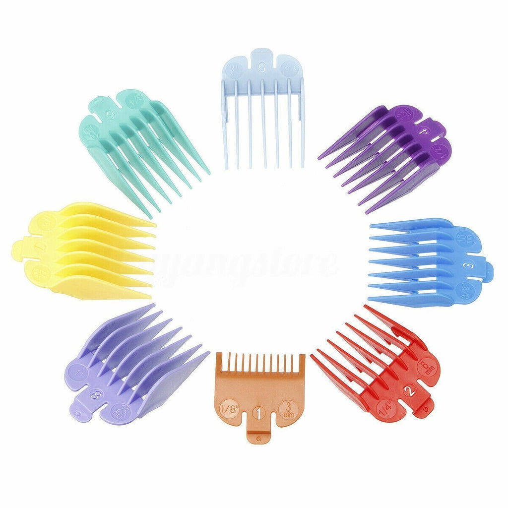 Hair Clipper Guard Set for Trimmers - 8 Piece Attachments for Wahl
