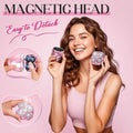 Women’s Electric Shaver 5D Floating Rotary Razor Wet Dry Hair Remover Pink