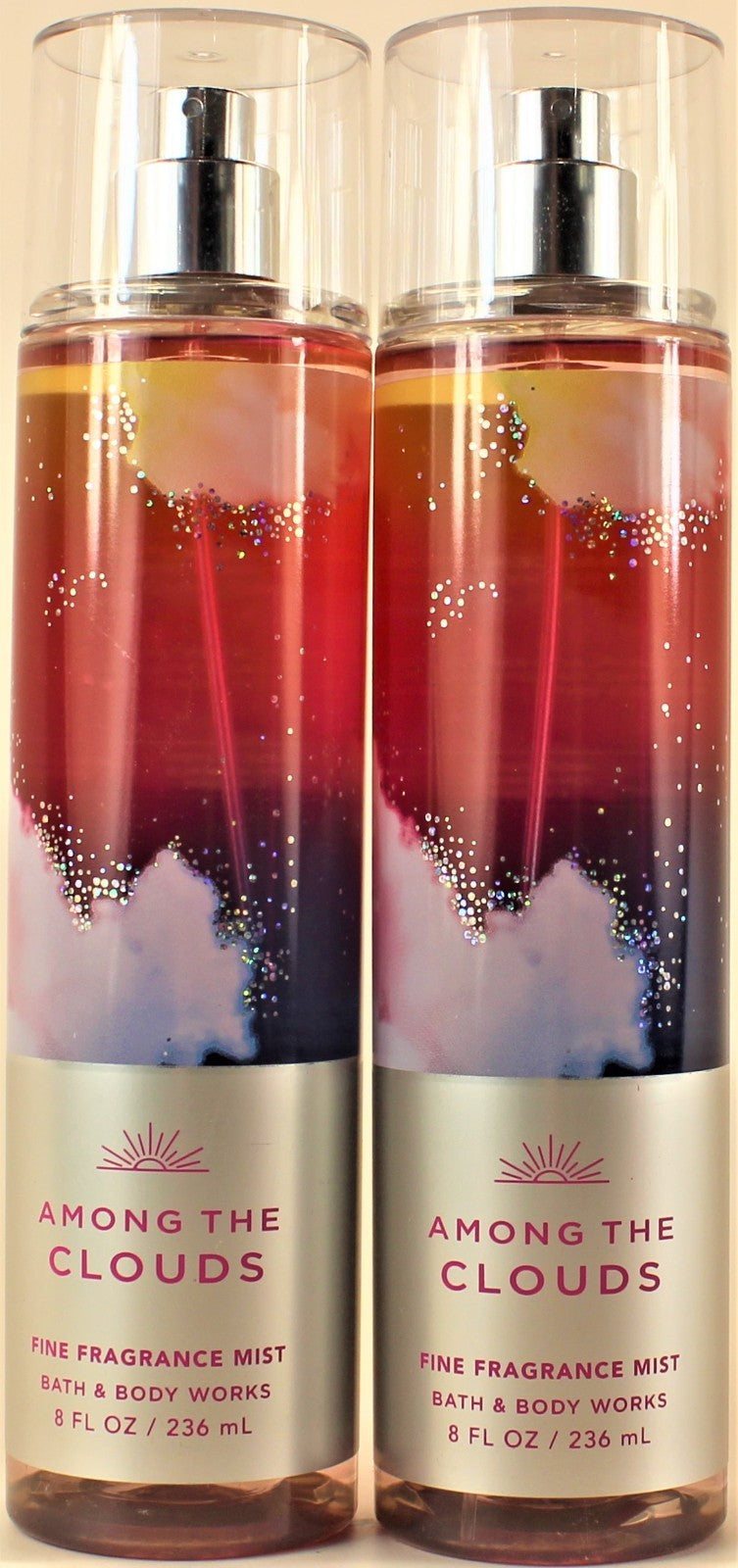 Bath & Body Works Among The Clouds Body Mist Spray 8oz - Set of 2