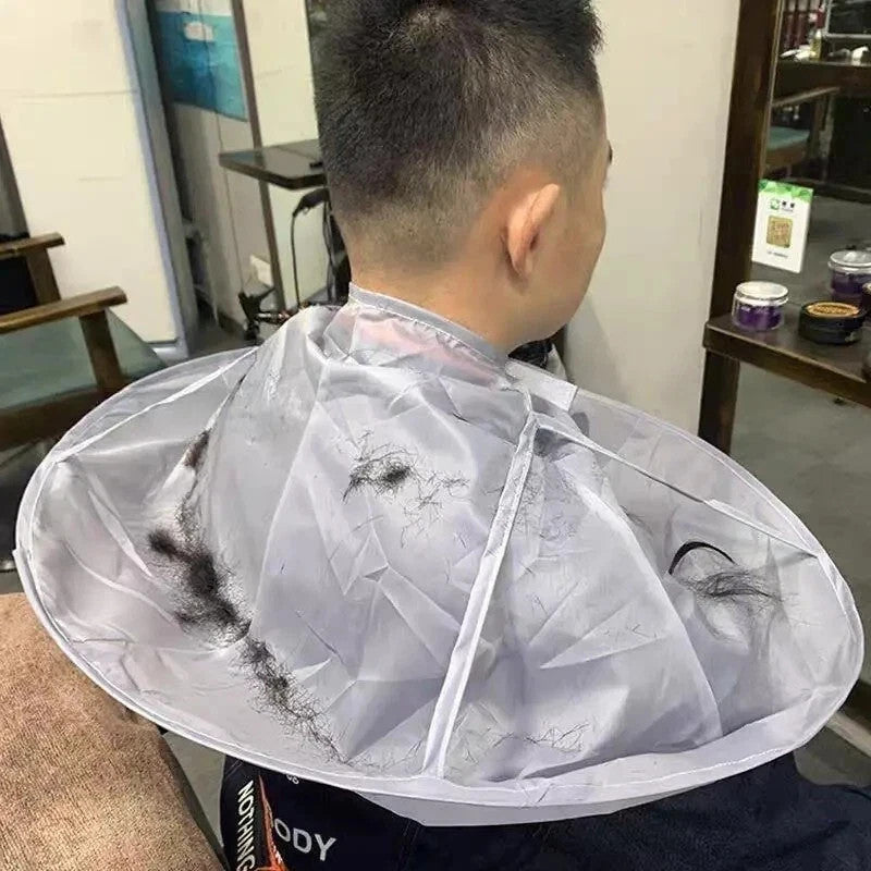 Hairdressing Cape Waterproof Nylon Salon Hair Cutting Gown with Umbrella