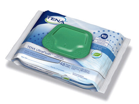 Flushable Personal Wipes Aloe & Chamomile 144 Pack - Hypoallergenic & Biodegradable