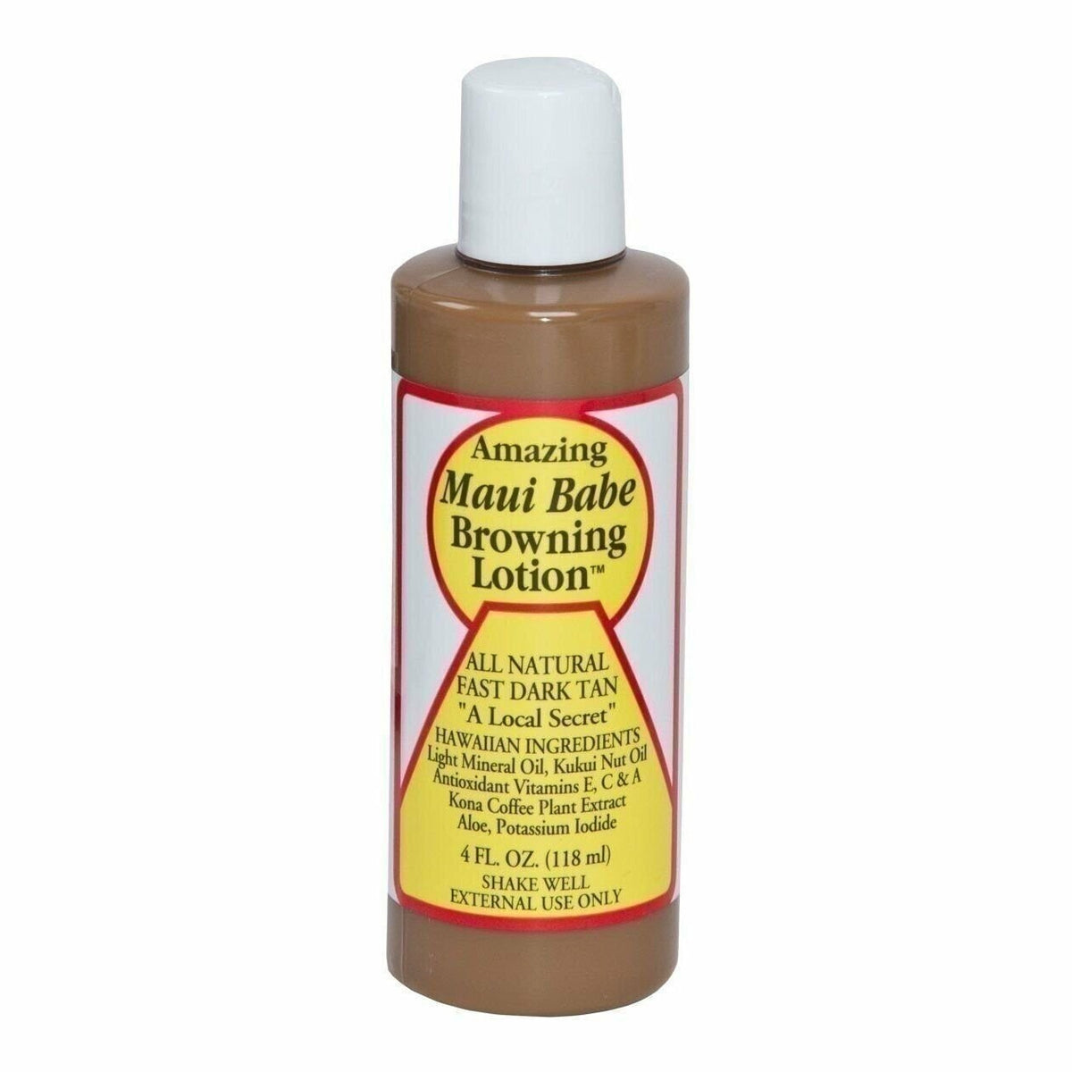 Maui Babe Browning Tanning Lotion 4oz - Natural Dark Tan Formula