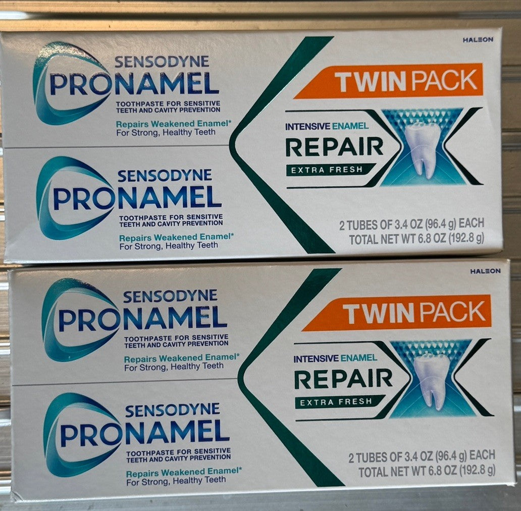 Sensodyne Pronamel Intensive Enamel Repair Toothpaste - Extra Fresh 3.4oz - Pack of 4