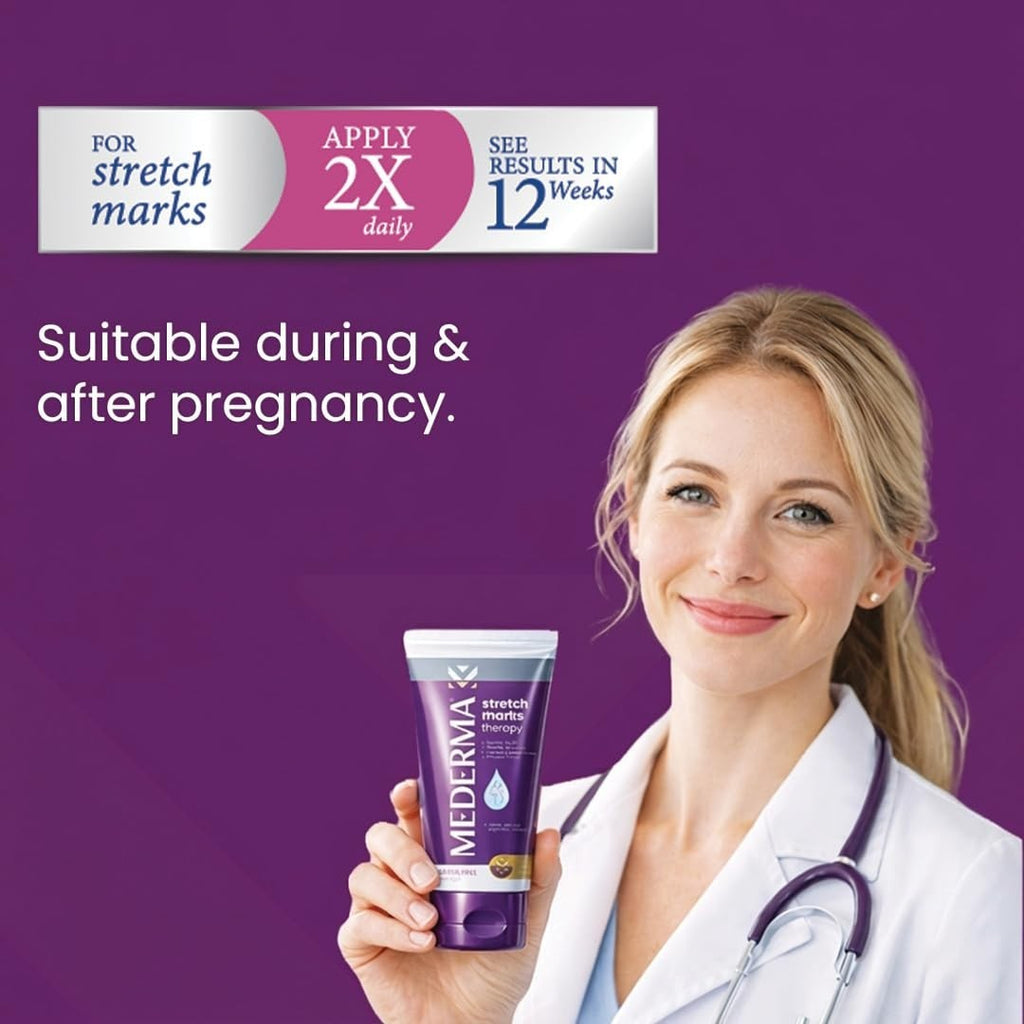 Mederma Stretch Marks Therapy 50g + Free Face Wash 20g - Skin Care Set