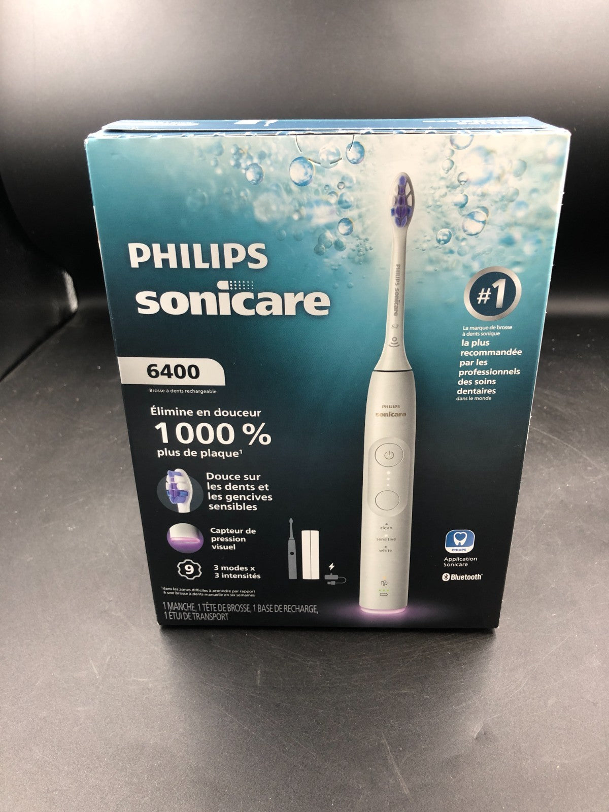 Electric Toothbrush - Sonicare 6400 HX7410/04, White, New & Sealed
