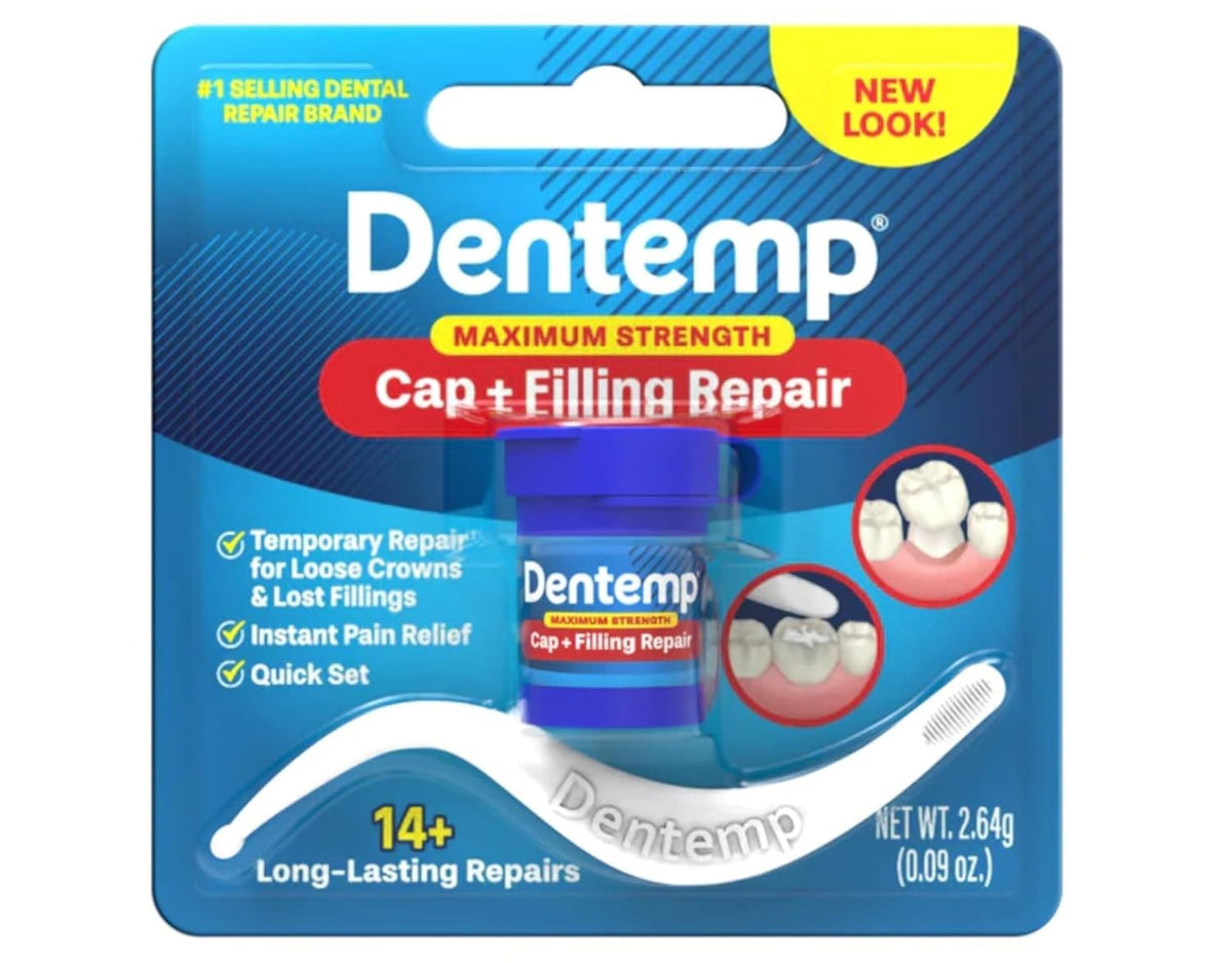 Dental Repair Kit for Loose Caps & Lost Fillings - Temporary Fix