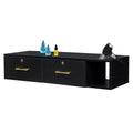 Wall Mount Salon Styling Station with Lockable Drawers & Hair Dryer Holes
