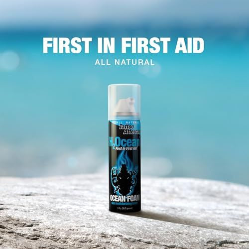 Tattoo Aftercare Foam – 2oz Sea Salt Healing Foam for Ink Protection