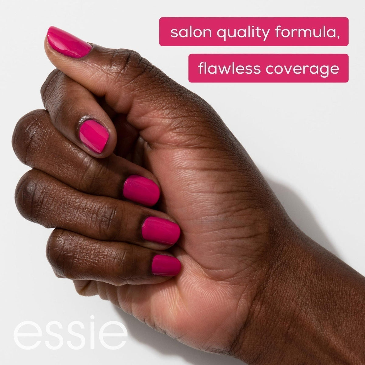 Vegan Pink Nail Polish - Glossy, Salon-Quality, 0.46 fl oz