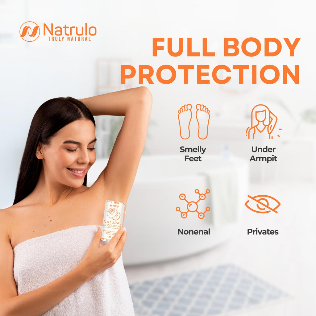 All-Natural Persimmon Deodorant for Whole Body - Aluminum-Free, Cruelty-Free